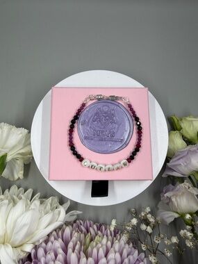 Boutique Outlaw AAA Genuine Ruby, 925 Sterling Silver and Spinel Bracelet